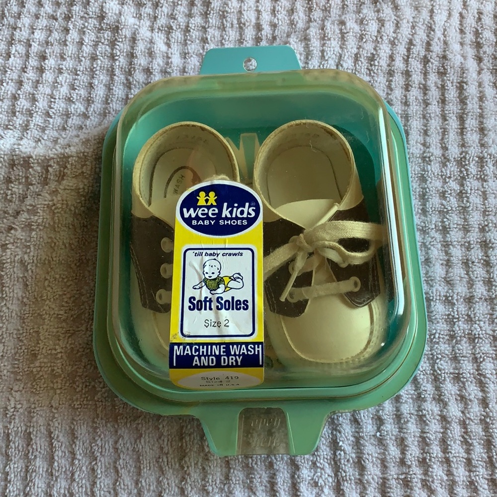 Wee Kids Soft Sole Oxford Baby Shoes Size 2 - Picture 9 of 9